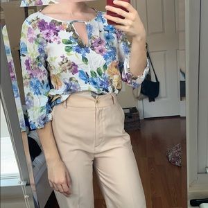 3 for $25 - floral blouse